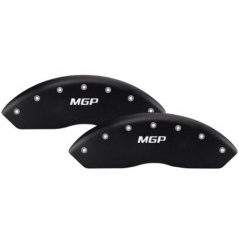 MGP 39022SMGPMB Caliper Cover - Matte Black Powdercoat, Aluminum