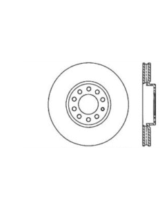 Centric C-Tek 121.33110 Brake Disc - Plain Surface Sold Individu