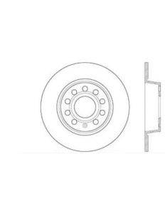 Centric C-Tek 121.33131 Brake Disc - Plain Surface Sold Individu