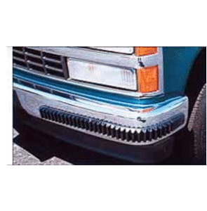 Pacer Bumper Guard - 25-500 - Black, PVC, Universal