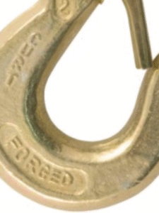 Curt 81910 Tow Hook - Yellow zinc, Steel, Universal