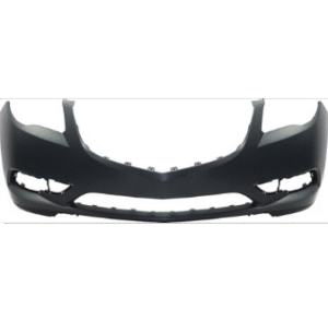 Replacement Bumper Cover - REPBC010301P - Front, Primed, w/ Fog