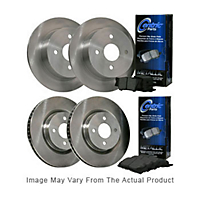 Centric Front And Rear Brake Disc and Pad Kit Centric C-Tek