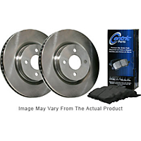 Centric Front Brake Disc and Pad Kit Centric C-Tek
