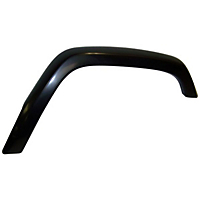 Crown Front, Passenger Side Fender Flares-Black,Thermoplastic,Fl