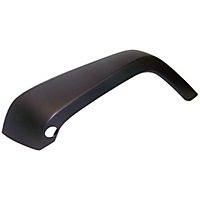 Crown Front, Driver Side Fender Flares-Black,Thermoplastic,Flat