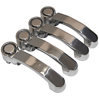 Crown Front And Rear Door Handle-Polished,Stainless Steel