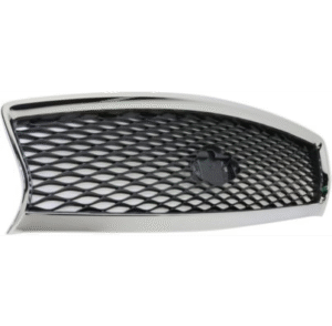 Replacement Grille - REPI070114 - Chrome Shell w/ Gray Insert, F